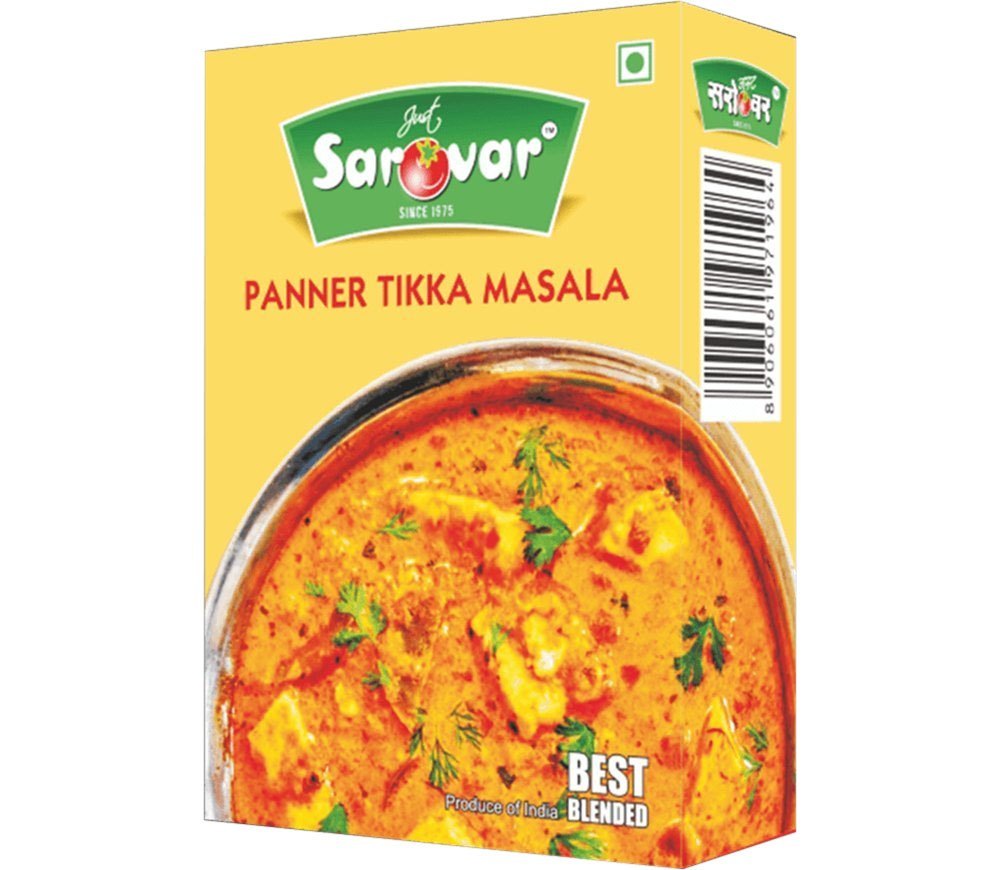 Just Sarovar 50gm Paneer Tikka Masala, Packaging Type: Box