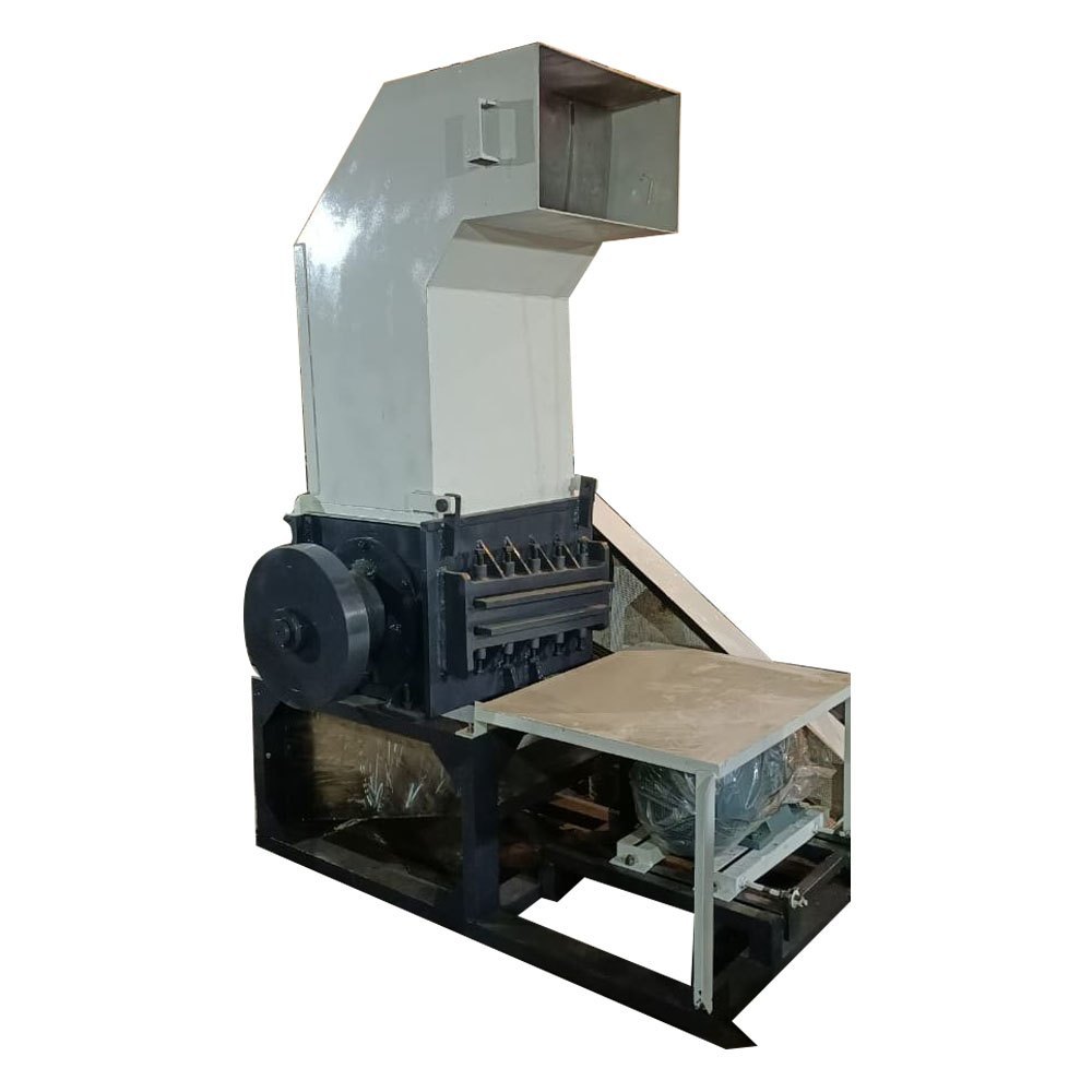 Semi-Automatic PVC LD HDPE Scrap Grinder Machine, Blade Size: 24inch, Capacity: 200kg/hour