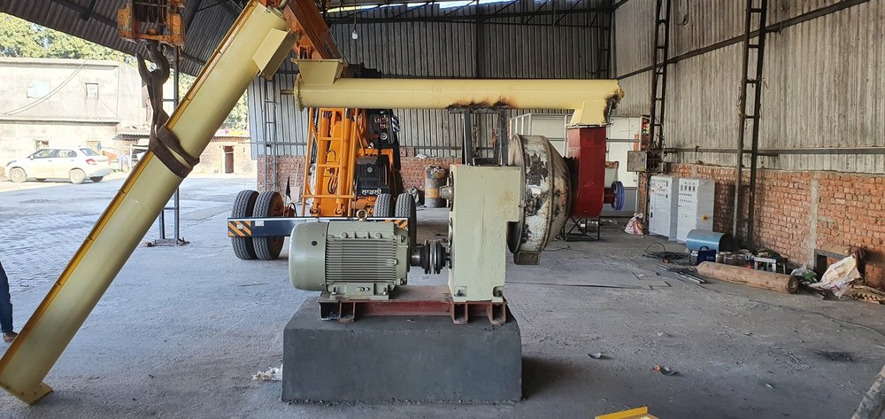 80kw Cast Iron Biomass Pellet Press, Capacity: One Tonne Per Hour