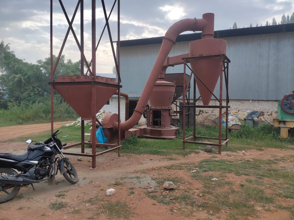 60 HP Mild Steel 3 Roller Raymond Mill, 2800 mm, Capacity: 3.5 Tons