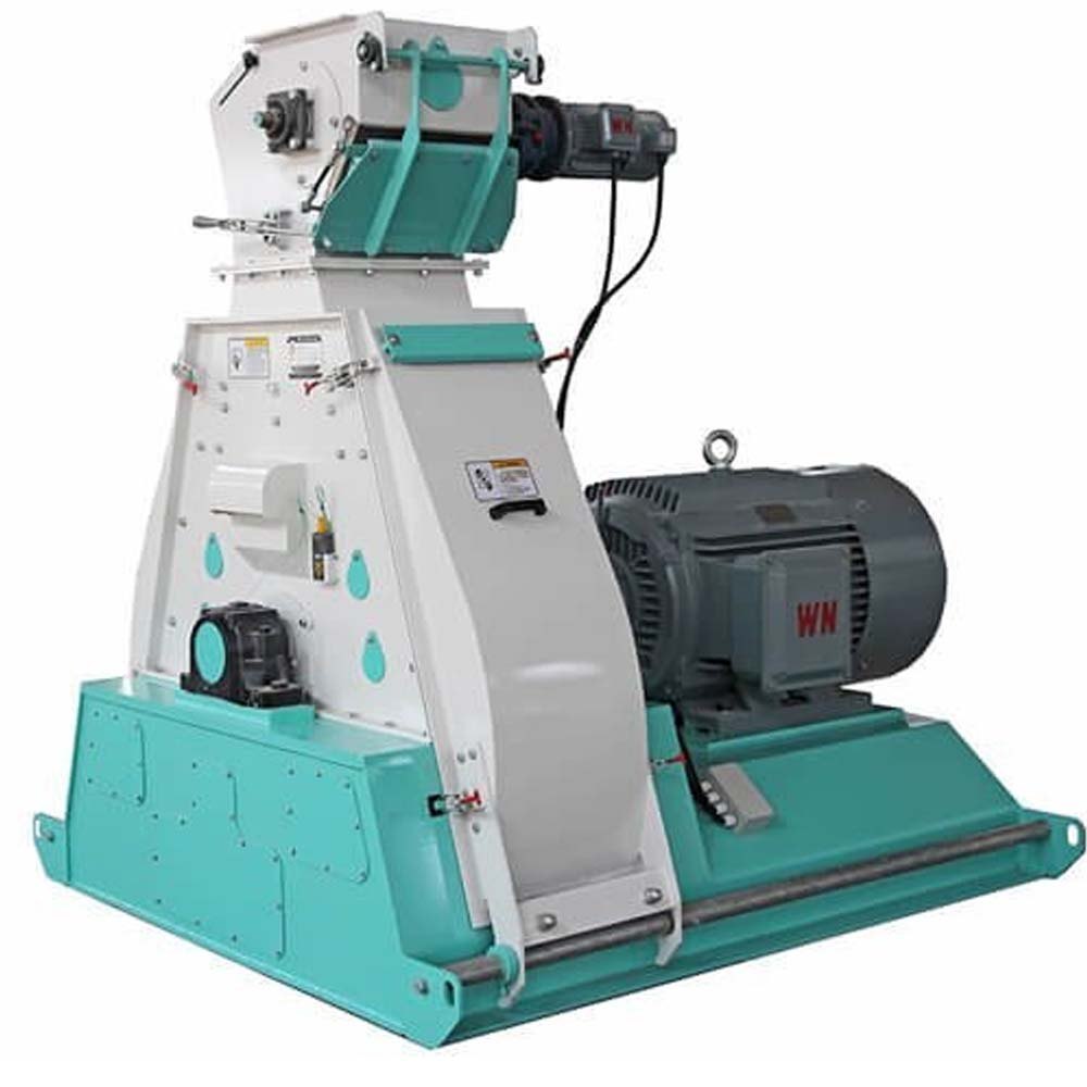 10 HP Mild Steel Full Circle Hammer Mill, Capacity: 1TPH