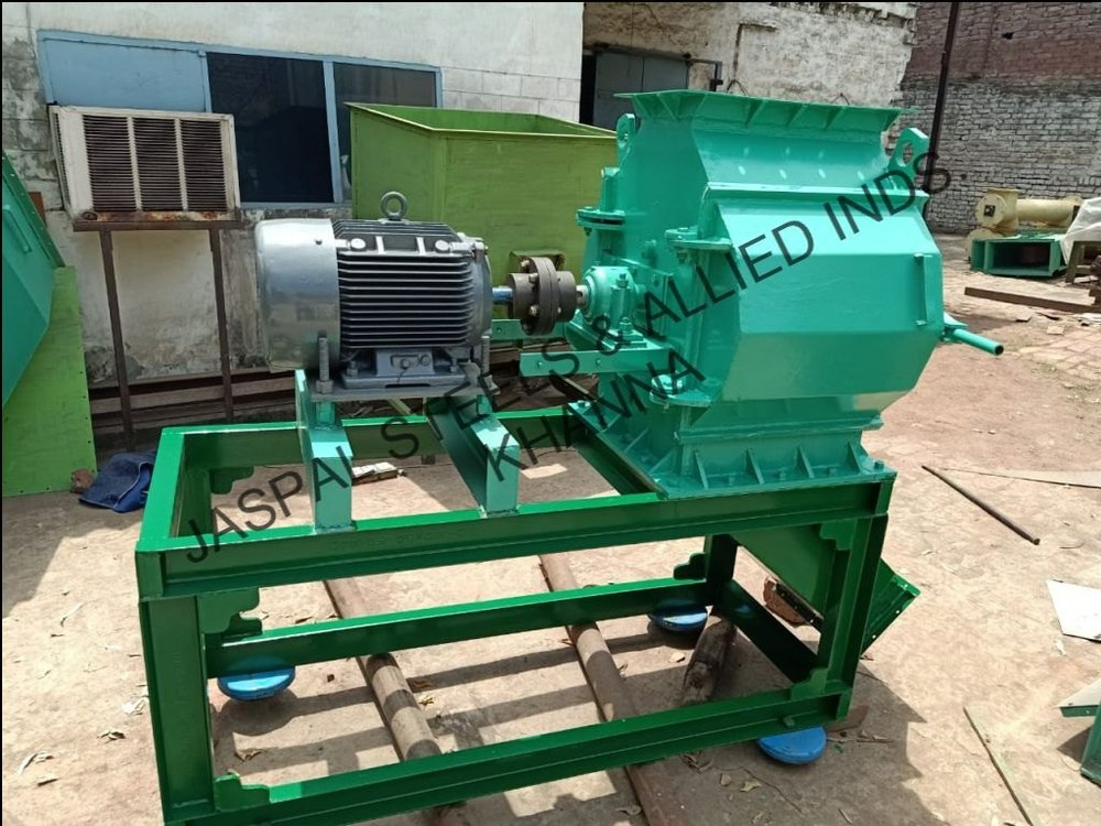 25 HP Mild Steel Heavy Duty Hammer Mill, Capacity: 3-4 Tonne Per Hour