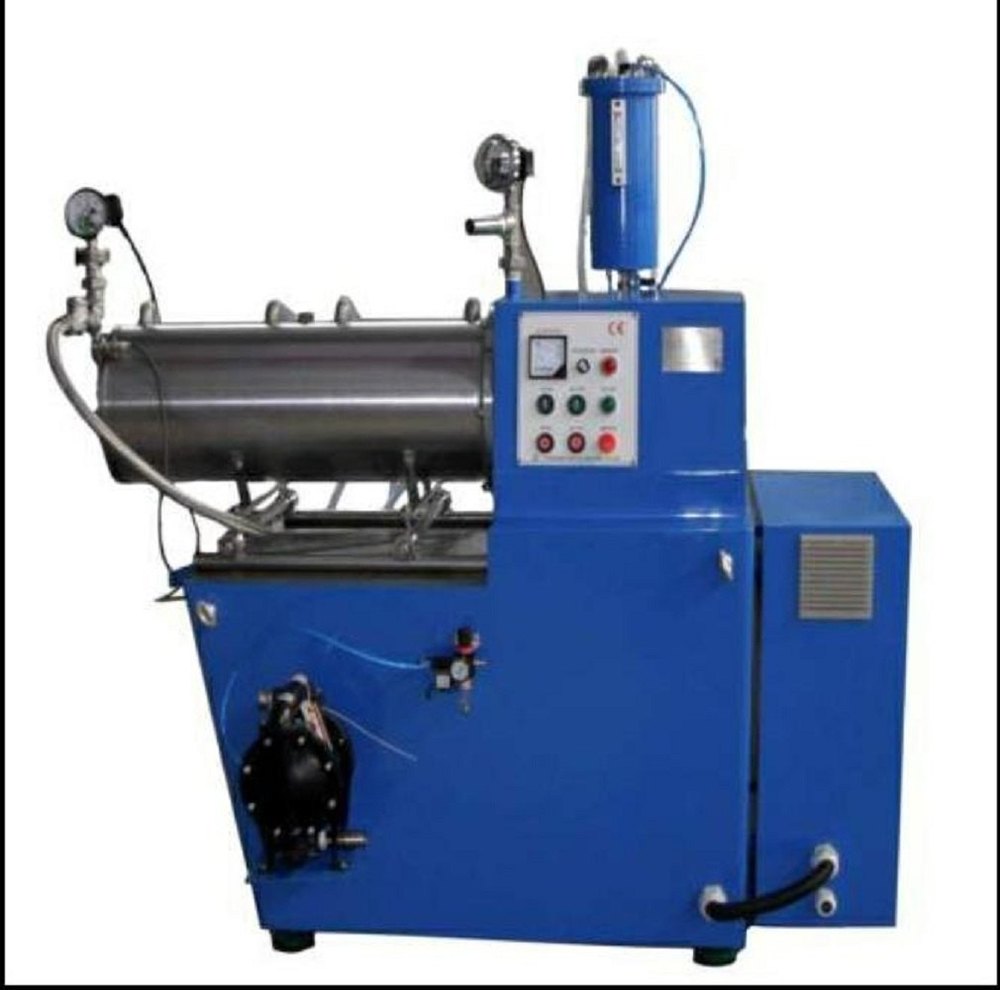 3.7kw Stainless Steel Horizontal Sand Mill Machine, Capacity: 4 Lit