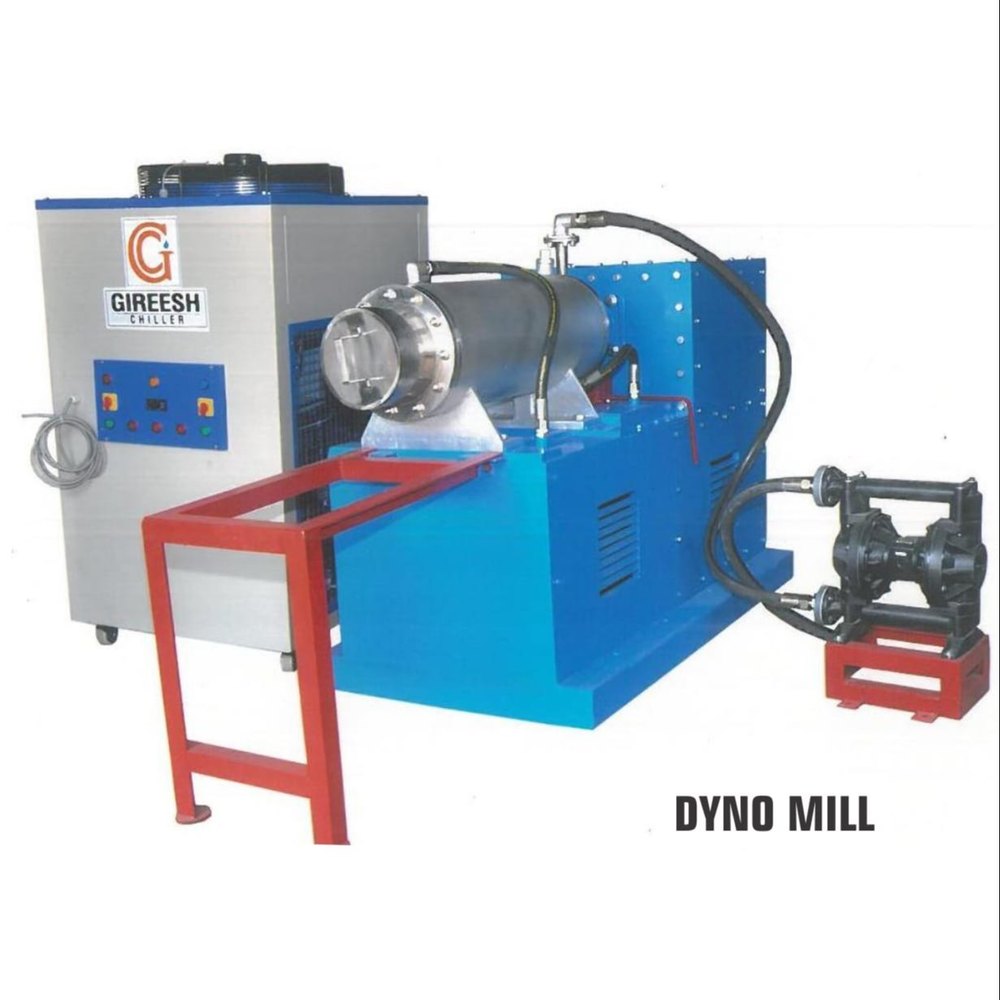 10 Kw Stainless Steel Vertical Dyno Sand Mill, Capacity: 10 Ltr, 100inch
