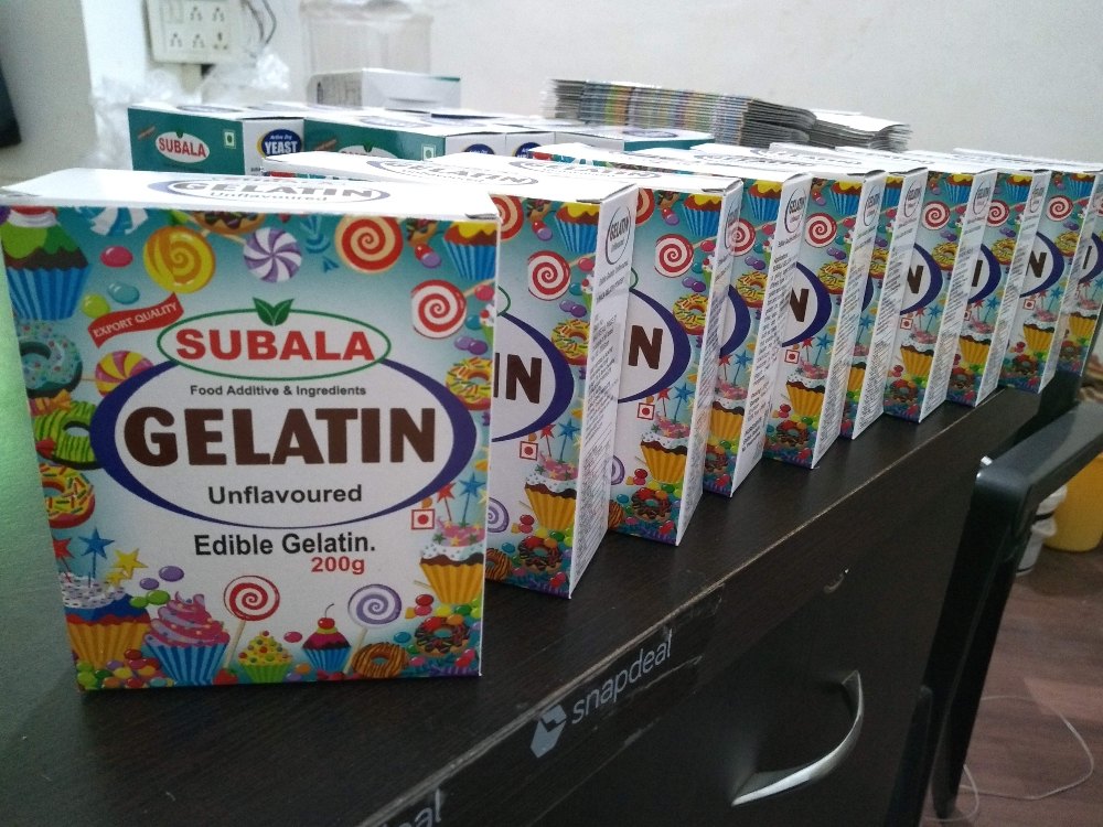 Gelatin Unflavoured Powder, Packaging Size: 200g