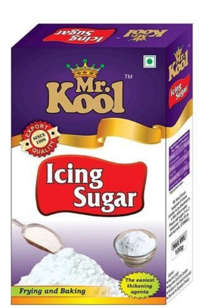 Mr. Kool White Icing Sugar Powder, For Bakery, Packaging Size: 100 Gm