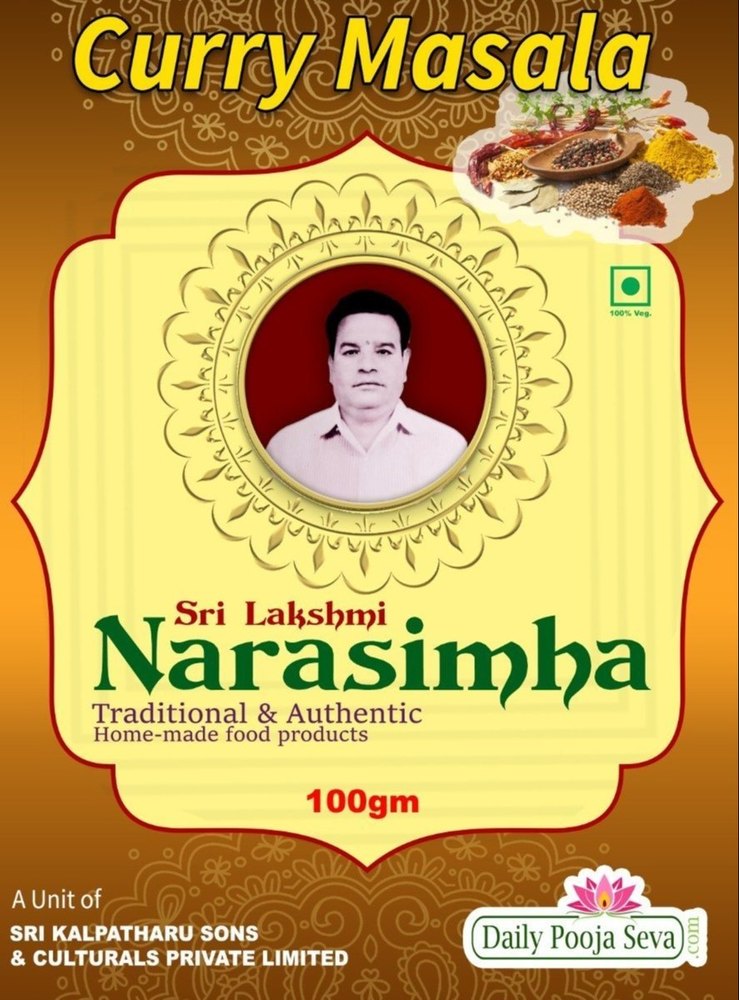 Curry Masala, Packaging Size: 100 g, Packaging Type: Pouch