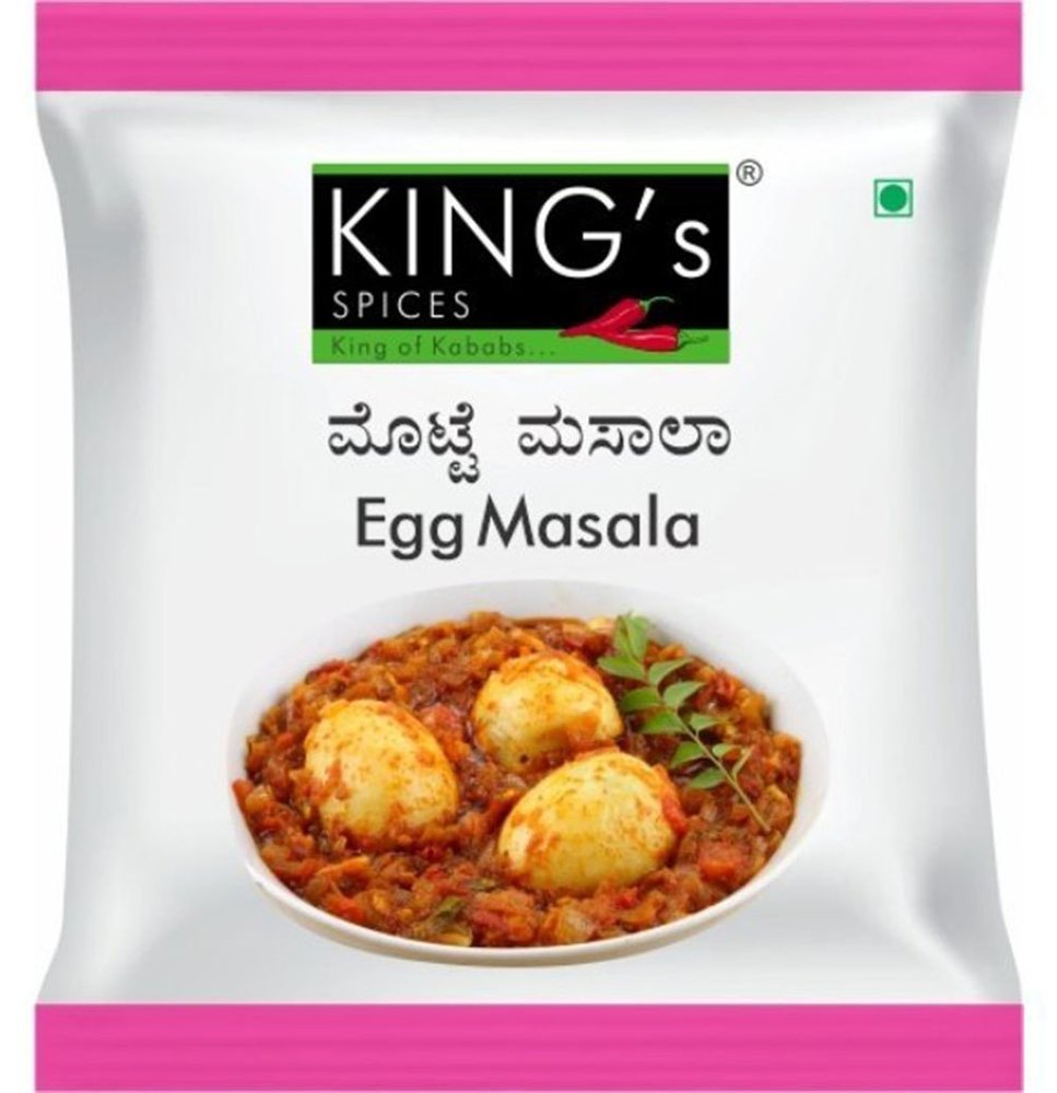 King\'S Spices Egg Masala, Packaging Size: 30g, Packaging Type: Packets
