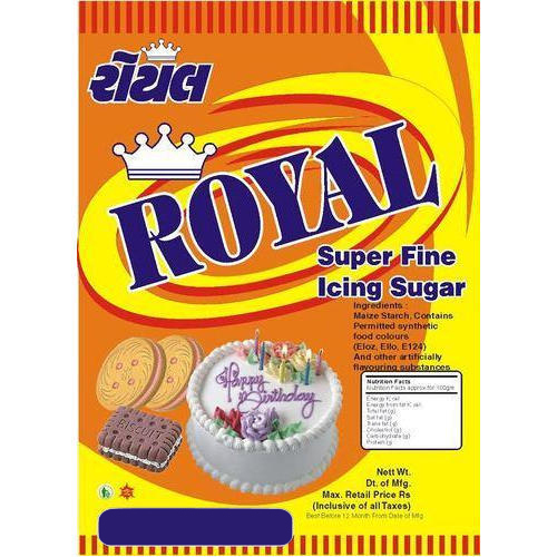 Royal White Icing Sugar Powder, Packaging Type: Plastic Pouch, for Mouth Freshner