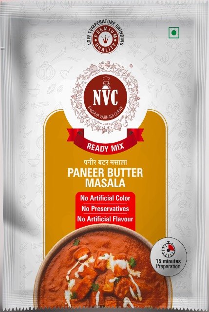 NVC Paneer Butter Masala, Packaging Size: 50 g, Packaging Type: Packets