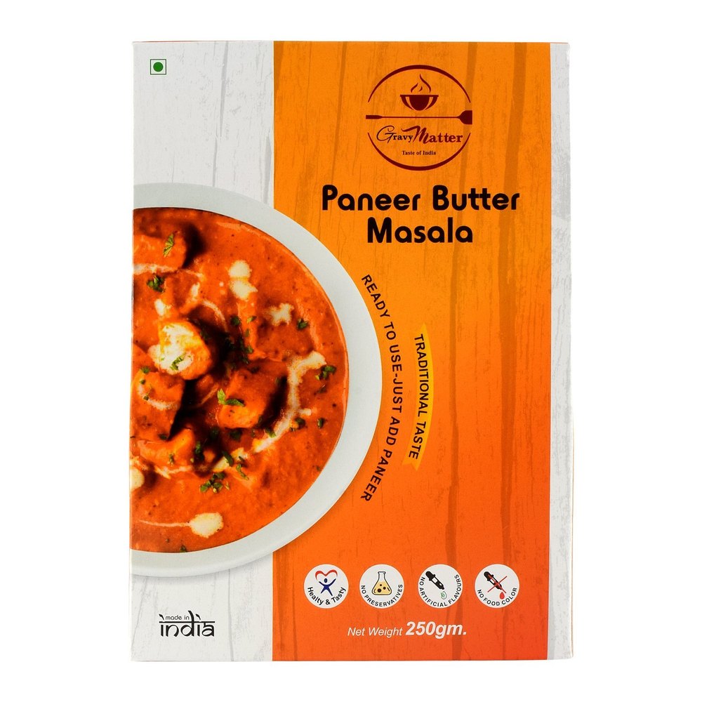 GravyMatter Paneer Butter Masala Gravy 250g pack, Packaging Type: Pouch