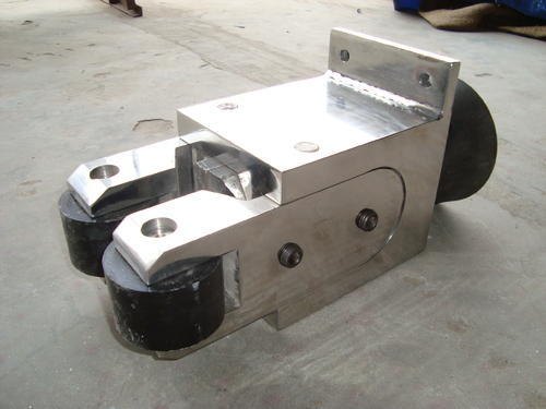 Steel Gray Forged Steel Roller Guide Box