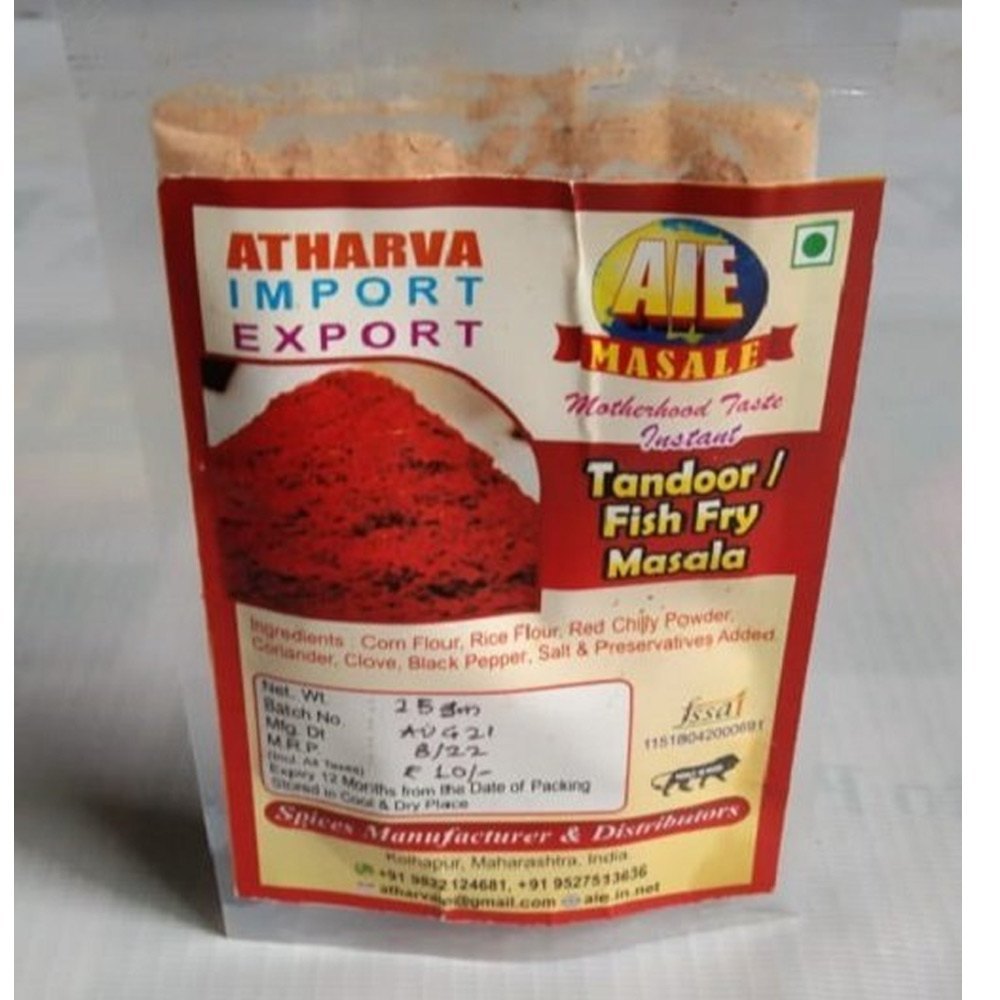 Tandoor Fish Fry Masala, Packaging Size: 25g