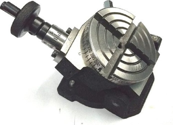 Iron 3 Inches (75 Mm) Quality Tilting Rotary Table For Milling Machines