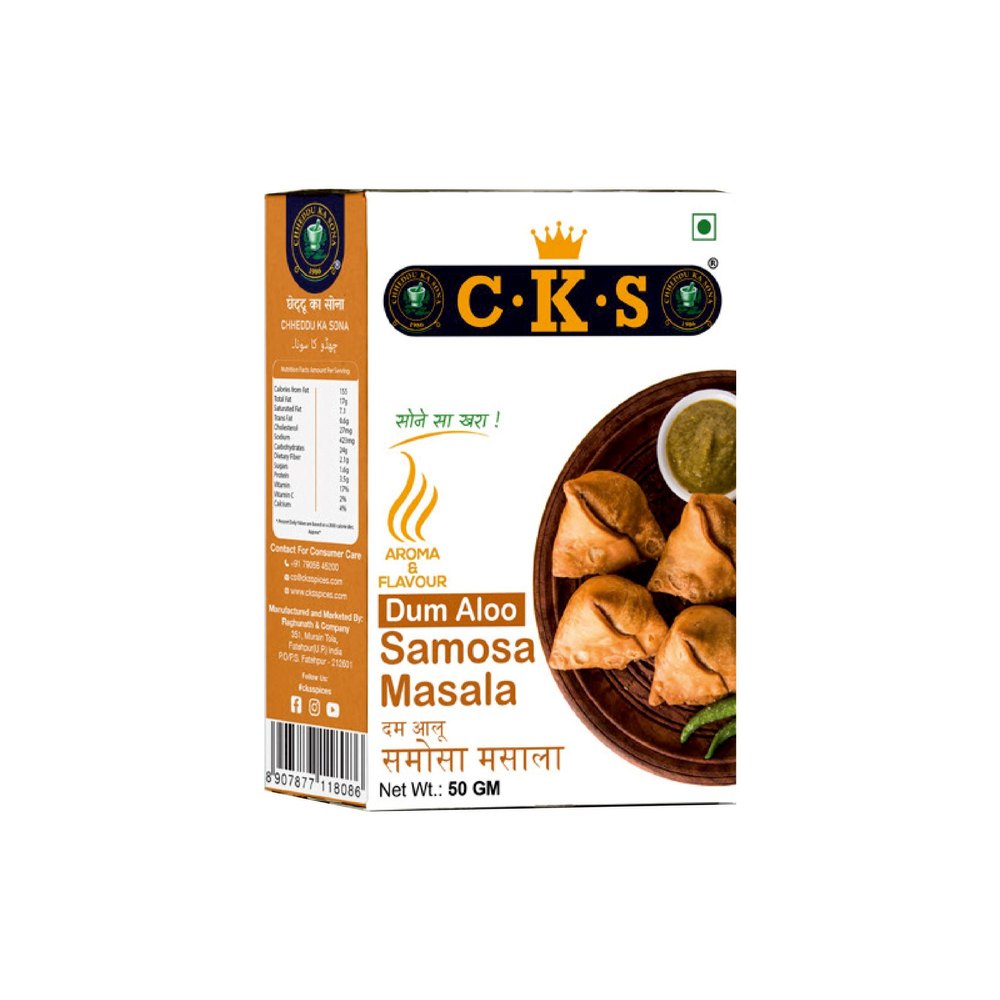 50g C.K.S Dum Aloo Samosa Masala, Packaging Type: Box
