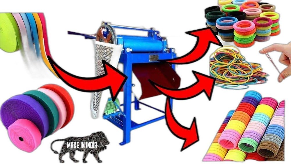 0.5 HP Ladies Hair Band Making Machine, 30 kg/Hr