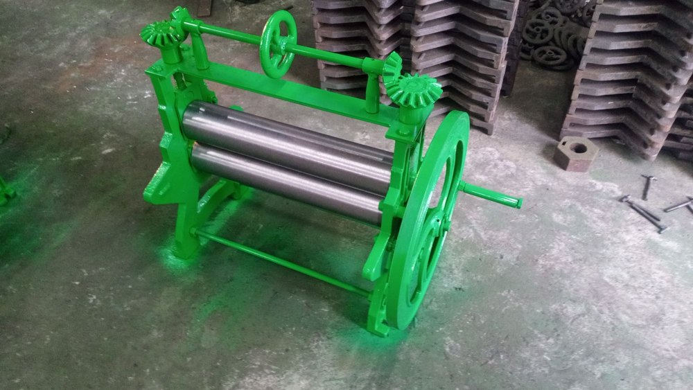 Hand Operated Rubber Roller Sheeting Machine