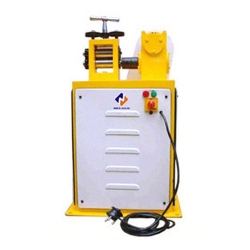 Gold and silver Three Phase Mini Rolling Mill, Sheet, Automation Grade: Semi-Automatic