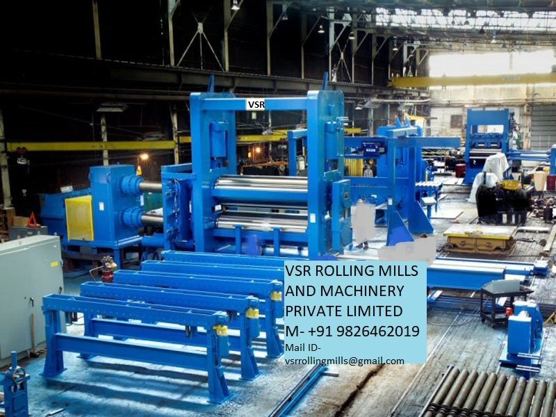 STEEL ROLLING MILL 1250MM WIDE, Throughput: 12mm-0.5mm Thickness, 500KW