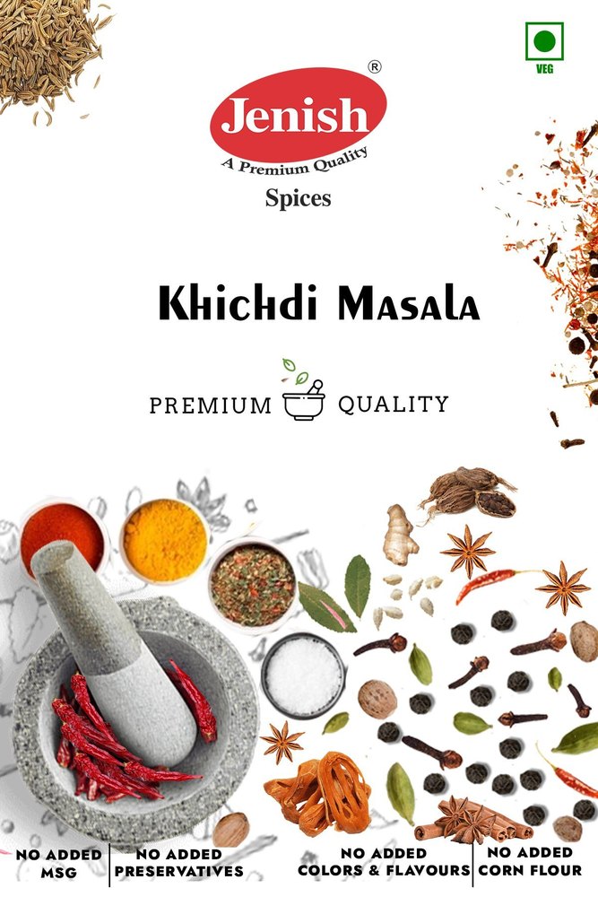 Jenish Khichdi Masala, Packaging Size: 500 g, Packaging Type: Packets