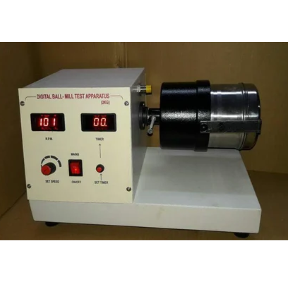 Mild Steel Laboratory Ball Mills, For Laboratories, Capacity: 2 Kg