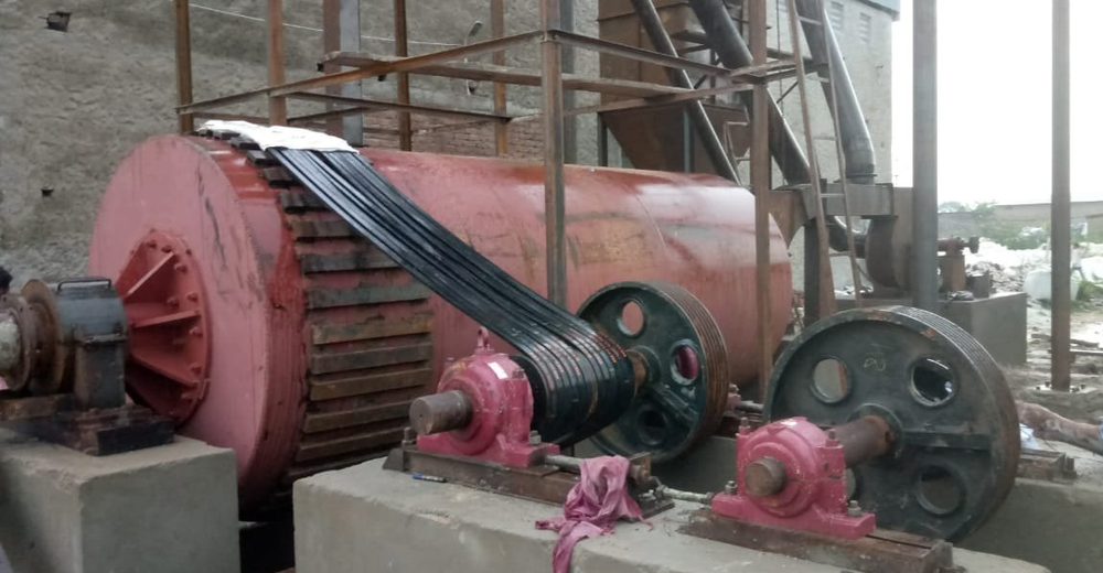 75 HP Mild Steel Stone Ball Mill Plant, Capacity: 2 Ton/Hour, 6 Feet