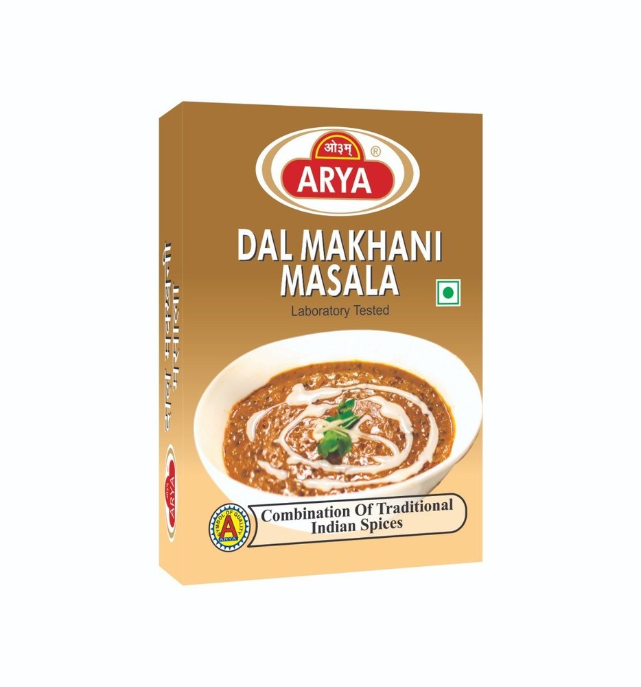 Arya Dal Makhani Masala, Packaging Size: 50 g, Packaging Type: Box