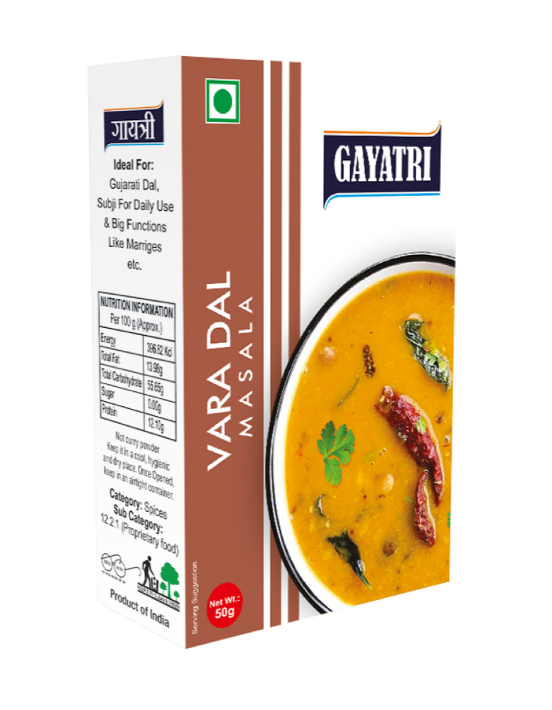 Gayatri Vara Dal Masala, Packaging Size: 50 g, Packaging Type: Box
