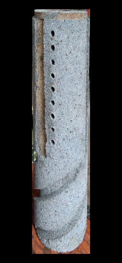 Megnesite Rice polishing emery stone, Size/Dimension: 18.5 Inch