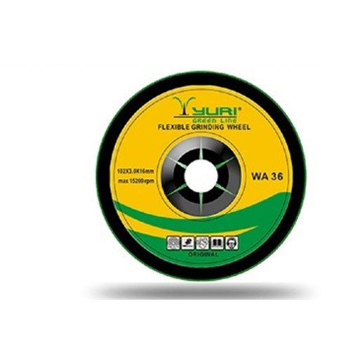 Green Line Flexible Grinding Wa Wheels, For Heavy Duty Work, Dimension: 102x3x16 mm