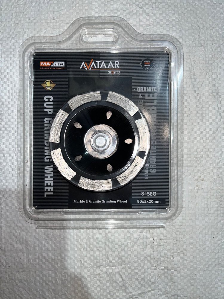 MAXITA 3Inch Seg Cup Grinding Wheel, Thickness Of Wheel: 3MM