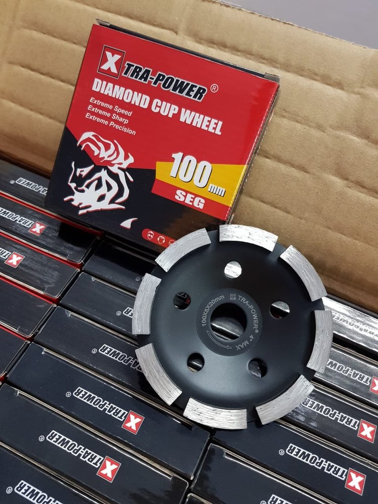 Xtra-Power Stainless Steel 100 mm Diamond Cup Wheel