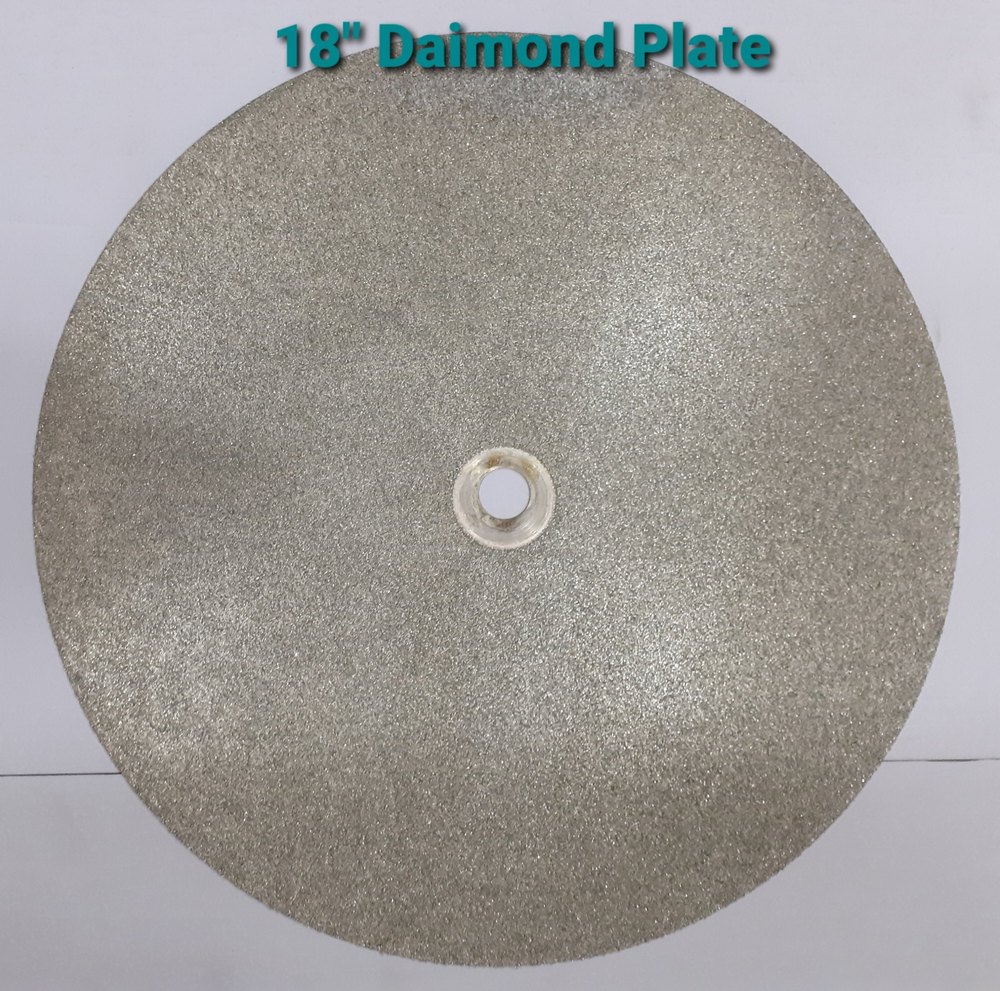 Silver Diamond Glass Grinding Plate, For Industrial