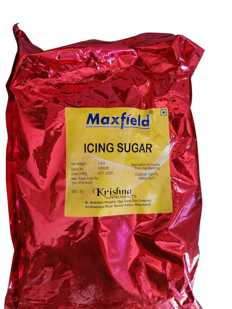Egg Less Maxfield Icing Sugar, Powder, Packaging Size: 1kg