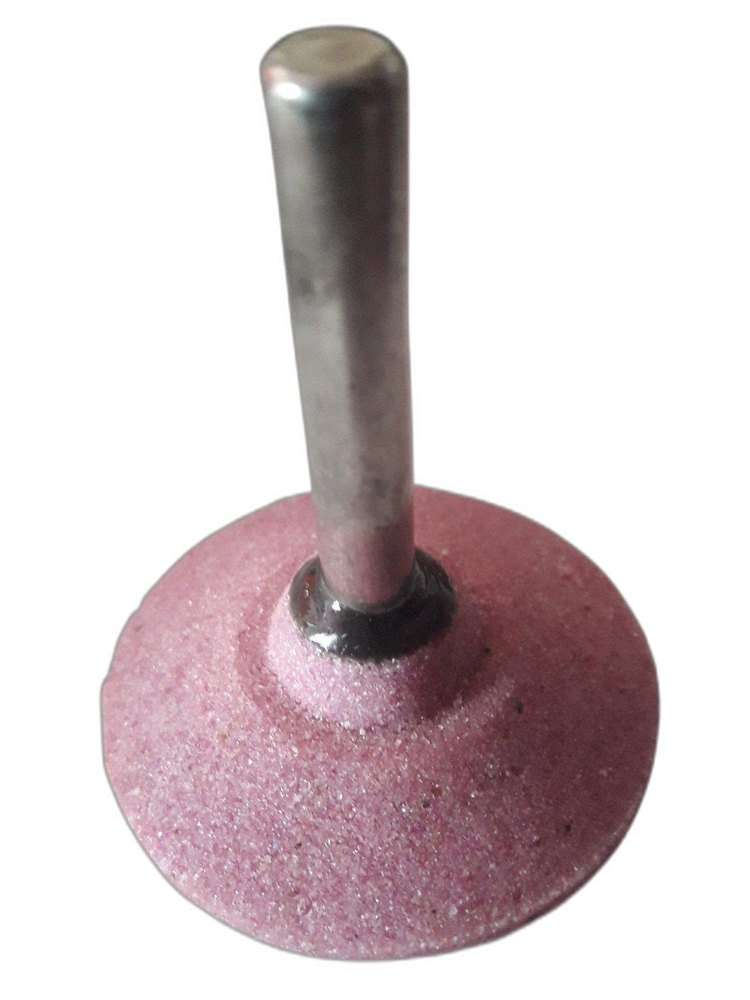 Pink Ceramic Stone A 36 Mounted Point