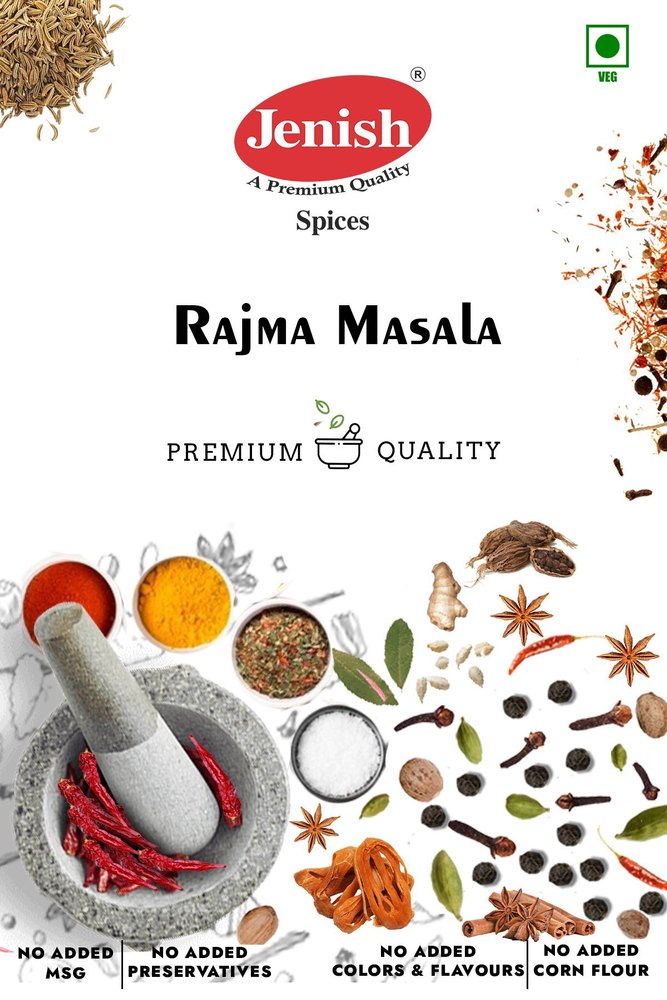 Jenish Rajma Masala, Packaging Size: 1kg, Packaging Type: Packets