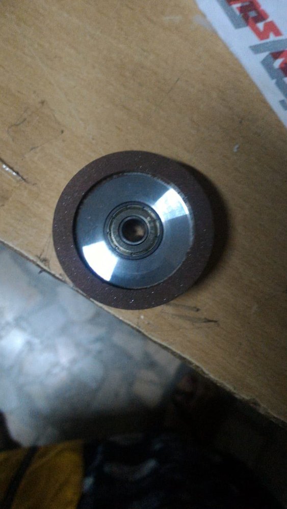 Stainless Steel Round Bearings Mounted Grinding Wheel, For Heavy Duty Work