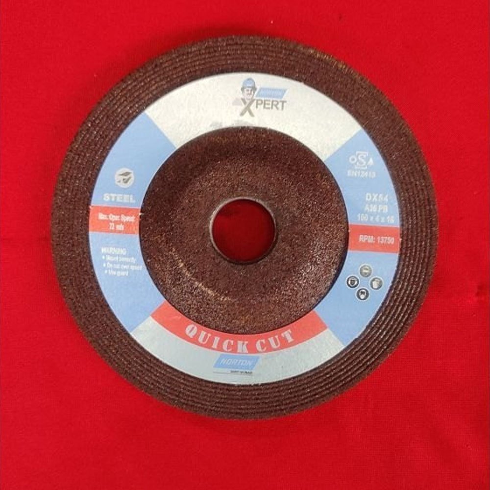 Resin Nylon 18mm Brown Xpert Disc Metal Grinding Wheel, Size/Dimension: 100x4x16 mm (dx84 A30 Pb), Thickness Of Wheel: 3mm