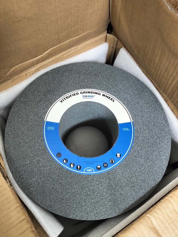Vitrified MOKSHI Centerless Grinding Wheel, Size/Dimension: 350x150x127, Thickness Of Wheel: 150mm