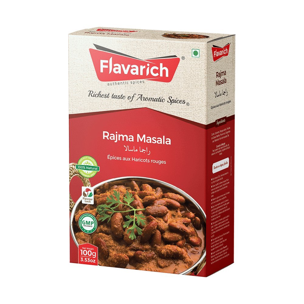 Flavarich 100 G Rajma Masala, Packaging Type: Box
