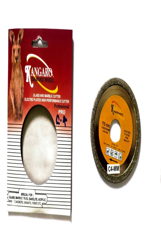 Kangaro Diamond Electroplated Groove 4 mm C., For Stone Cutting