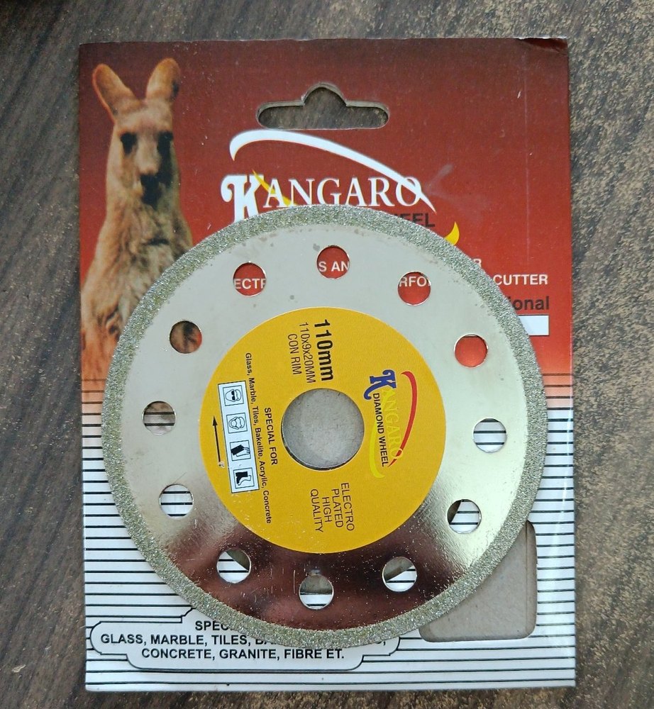 Kangaro Electroplated Diamond Wheels, Size/Dimension: 110mm, Thickness Of Wheel: 1mm