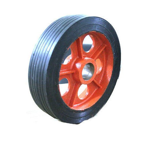 10 Mm Black Rubber Bonded Wheels, For Heavy Duty Work
