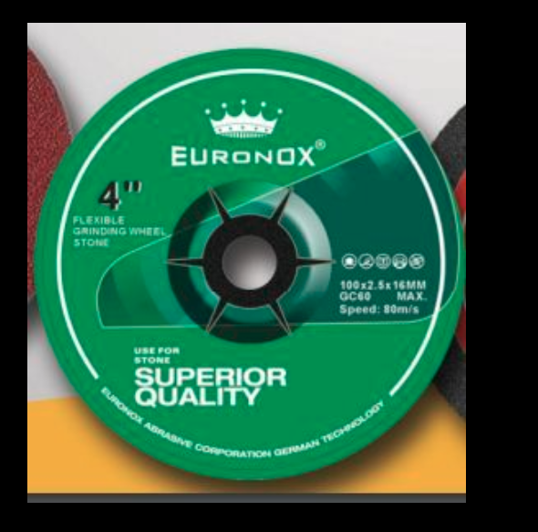 Euronox Resin Grinding Wheel Flange, Size/Dimension: 4, Thickness Of Wheel: 100x2.5x16