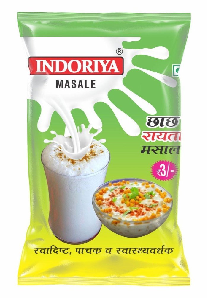 200gm Indoriya Chach Raita Masala, For Cooking, Packaging Type: Packet