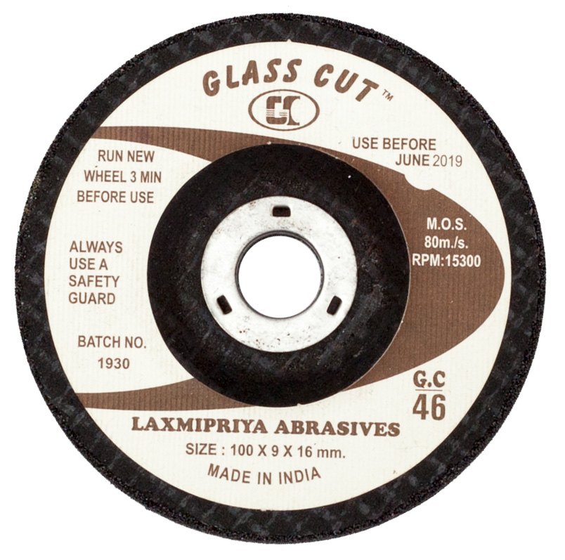 Silicon Carbide G.C Glass Grinding Wheels, Size: 100mm