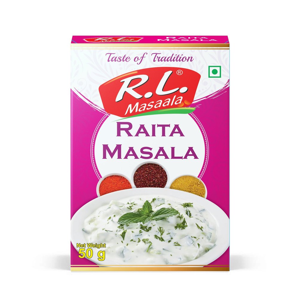 RL 50g Raita Masala, Packaging Type: Box