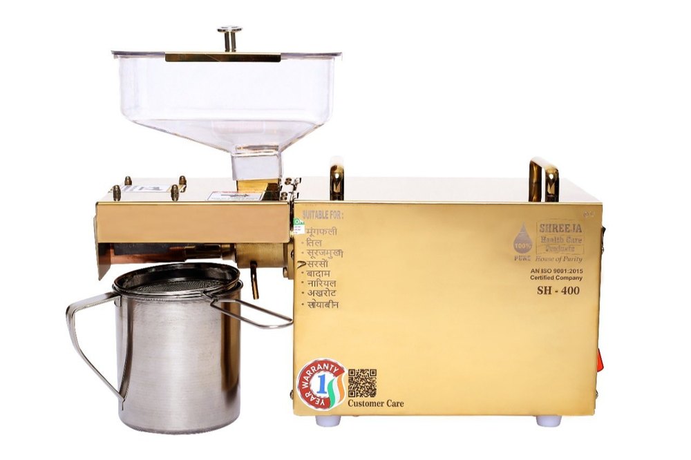 Domestic Expeller Mini Oil Mill (Gold Premium), Capacity: 2-5 Kg/Hr