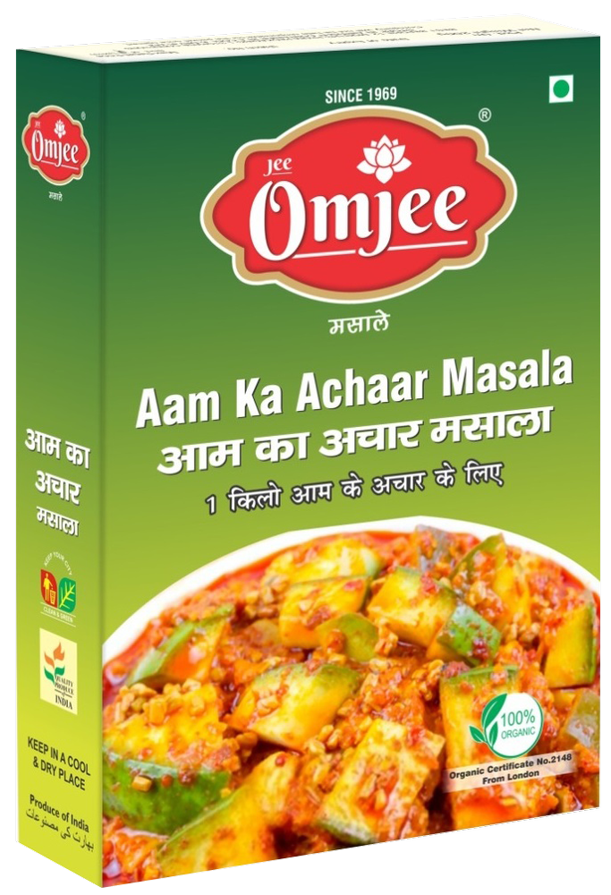 Omjee Achar Aam Ka Achaar Masala, Packaging Size: 200 g, Packaging Type: Packets