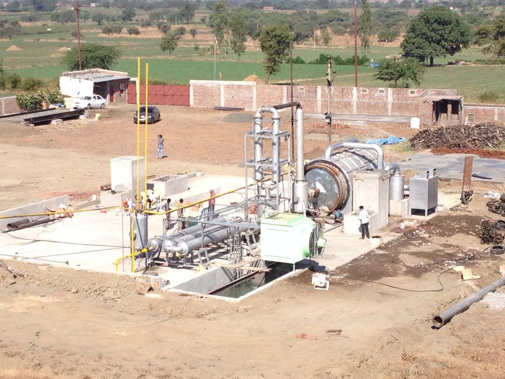 Automatic 29Kva Rubber To Oil Production Plant, 40 HP , Capacity: 5 TPD